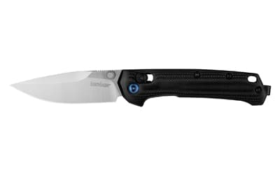 Kershaw Celestion, Folding Knife, 2.71" Drop Point Blade, D2 Blade Steel, 6.5" Overall Length, Satin Finish, Silver, Black G10 Handle