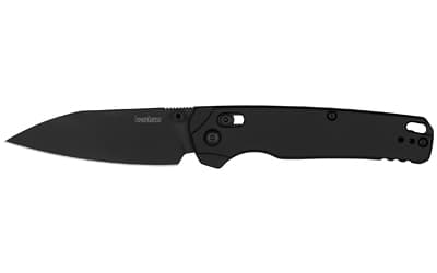 Kershaw Bel Air XL, Folding Knife, 3.4" Reverse Tanto Blade, CPM MagnaCut Blade Steel, 7.82" Overall Length, PVD Finish, Black, Black Aluminum Handle