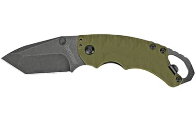 Kershaw Shuffle II, Folding Knife, 8CR13MOV/BlackWash, Plain, Tanto Point, 2.6", Glass-Filled Nylon