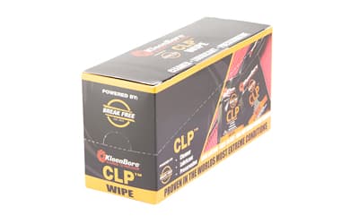 Kleen-Bore CLP Wipe, Powered By Break Free, Cleaning Wipes, 50 Per Pack