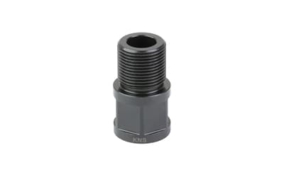 KNS Precision, Inc. AK Thread Adaptor, 14X1L to 5/8X24R, Nitride Finish, Black