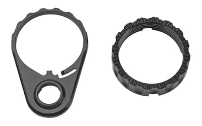 LanTac USA LLC RPS, Castle Nut And End Plate, Black Nitride