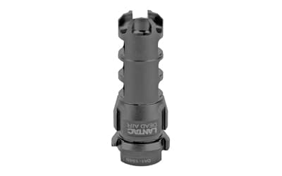 LanTac USA LLC Dragon, Muzzle Brake, 223 Remington/5.56 NATO, Black Finish, With Dead Air Sandman KEYMO Suppressor Mount, Includes Timing Shims