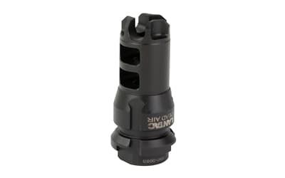 LanTac USA LLC Dragon Muzzle Brake, 223 Remington/5.56 NATO, 2.3" Length, Black, 1/2X28, Fits Dead Air KEYMO Wolfman
