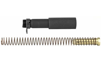 LBE Unlimited AR15 Pistol Buffer Tube Kit, Buffer Tube, Recoil Spring, Castle Nut, Receiver End Plate, Recoil Buffer, Black