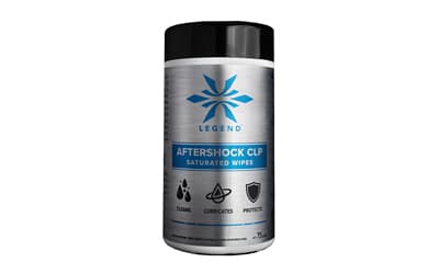 Legend Outdoor Gear Aftershock CLP, Lubricating Wipes, 75 Count of Saturated Wipes