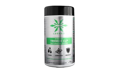 Legend Outdoor Gear Tremor Scented CLP, Lubricating Wipes, 75 Count of Saturated Wipes