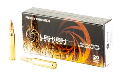 Lehigh Defense Controlled Chaos, 223 Remington, 62 Grain, Fracturing Tip BTHP, 20 Round Box
