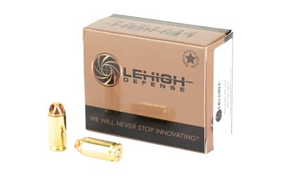 Lehigh Defense Xtreme Defense, .40 S&W, 115 Grain, XD FTM, 20 Round Box