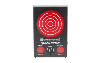 LaserLyte QuickTyme Target, Compatible with LaserLyte Lasers, 9.5"x6.5", Black and Red