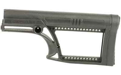 Luth-AR MBA-2 Skullaton Fixed Stock, Fits AR-15 & AR-10 Rifle Length A2 Buffer Tube, Black