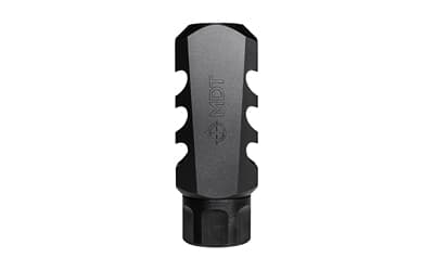 MDT Elite Muzzle Brake, 223 Remington/5.56 NATO, Nitride Finish, Black, Fits 1/2X28