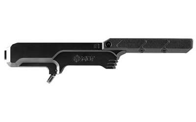 MDT LSS Gen 3, Rifle Chassis Base, Fits Tikka T3X Short Action, Cerakote Finish, Black, Right Hand