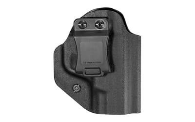 Mission First Tactical Inside Waistband Holster, Ambidextrous, Fits Smith & Wesson M&P SHIELD, Kydex, Includes 1.5" Belt Attachment, Black Finish