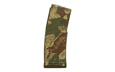 Amend2 Rifle Magazine, 223 Remington/5.56 NATO, 30 Rounds, Fits AR Rifles, Polymer, Rhodesian Brushstroke Finish