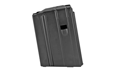 DURAMAG 0Magazine, 6.8 SPC or 224 Valkyrie, 10 Rounds, Fits AR Rifles, Stainless Steel, Black Anti-tilt AGF Follower, Black