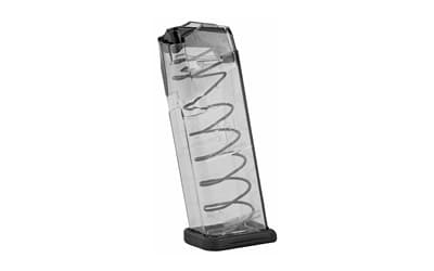 Elite Tactical Systems Group Elite Tactical Systems Group, Magazine, 40S&W, 13 Rounds, Fits Glock 23/27, All Generations, Polymer, Clear