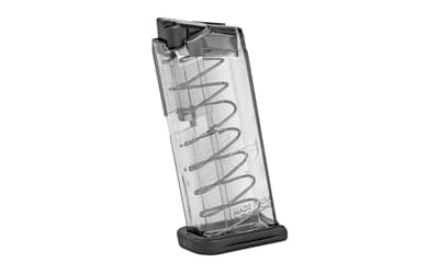 Elite Tactical Systems Group Elite Tactical Systems Group, Magazine, 9MM, 7 Rounds, Fits Glock 43, All Generations, Polymer, Clear
