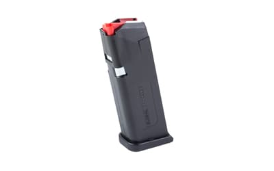 Global Ordnance Magazine, 9MM, 15 Rounds, Fits Glock 19, Polymer Construction, Matte Finish, Black