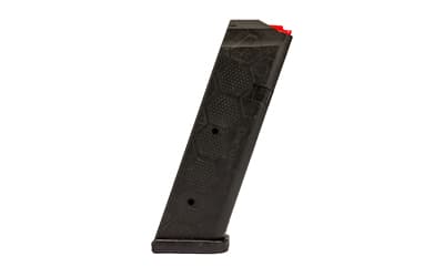 HEXMAG Magazine, Series 2, 9MM, 10 Rounds, Black, Fits GLOCK 17, Carbon Fiber, Black