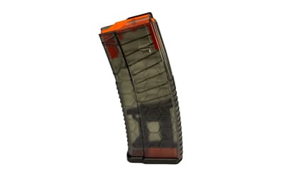 HEXMAG Magazine, Hexview Series 2, 223 Remington/5.56 NATO, 15 Rounds, Fits AR Rifles, Translucent Smoke