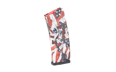HEXMAG Magazine, Polyhex 2, Series 2, 223 Remington/5.56 NATO, 30 Rounds, Fits AR Rifles, Hydro Dipped One Nation Pattern
