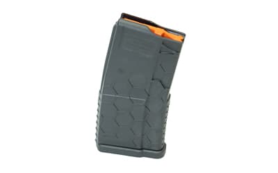 HEXMAG Magazine, 223 Remington/5.56 NATO, 10 Rounds, Fits AR Pattern Rifles, Polymer, Gray