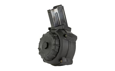 ProMag Industries Magazine, Drum, 7.62X39, 50 Rounds, Fits Ruger Mini-30, Polymer Construction, Black