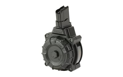 ProMag Industries Magazine, Drum, 30 Carbine, 50 Rounds, Fits M1 Carbine, Polymer Construction, Black