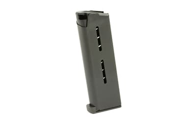 Wilson Combat Officer Magazine, 45ACP, 7 Rounds, Fits 1911, Steel, Black