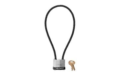 MasterLock Armored Cable Gun Lock, Keyed Alike - P250, 14" Long, California Approved