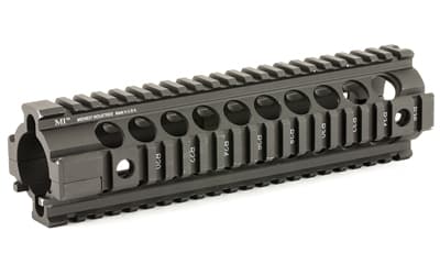 Midwest Industries Generation 2 Forearm, Fits AR Rifles, Mid Length, 4-Rail Handguard, Black