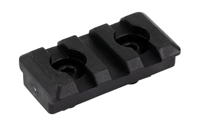 Midwest Industries Polymer M-LOK Rail, Fits M-LOK Handguards, 3 Slot, Polymer Construction, Matte Finish, Black, Hardware Included