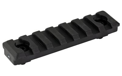 Midwest Industries Polymer M-LOK Rail, Fits M-LOK Handguards, 7 Slot, Polymer Construction, Matte Finish, Black, Hardware Included