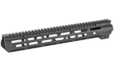 Midwest Industries Slim Line Handguard, 14" Length, M-LOK. Aluminum, Fits AR-15 Rifles, Includes 5-Slot Polymer Rail, Black Anodized Finish