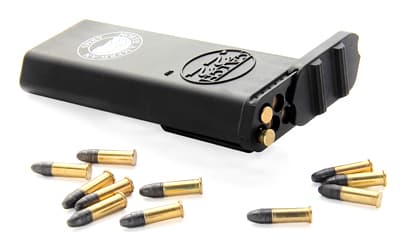 North American Arms Catch 22 Ammo Carrier, Belt Clip, Holds 50 Rounds of .22 Long Rifle, 70 Rounds of .22 Short or 30 Rounds of .22 Magnum