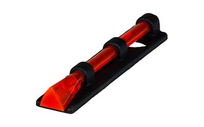 Hi-Viz TriComp Interchangeable Front Sight, Fits Most Vent Ribbed Shotguns with Removeable Front Bead, 6 LitePipes, Rear Sight in Green