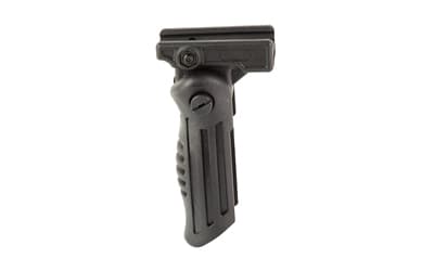 NcSTAR Folding Vertical Grip, Compatible with 1913 Picatinny Rails, Matte Finish, Black