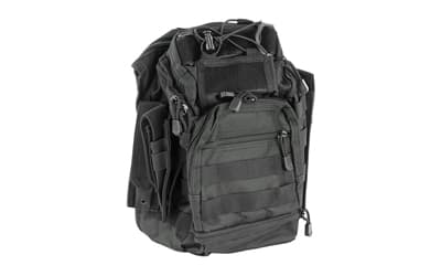 NcSTAR First Responder Utility Bag, Nylon, Black, MOLLE / PALS Webbing, Rear Concealed Carry Pocket, Shoulder Strap