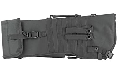 NcSTAR Rifle Scabbard, Black, Nylon, 22" Length, Six Metal D-Ring locations, Includes Padded Shoulder Sling