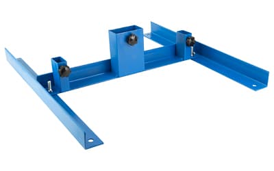 NcSTAR Steel Target Stand, For 2"X4" or (2) 1"X2" Furring Strip Boards, Steel Construction, Easily Disassembled, Matte Finish, Blue