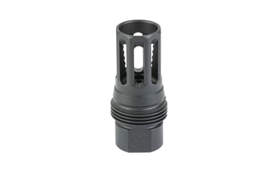 Noveske Pig Pen, Flash Hider, 5.56 NATO, Fits AR, 1/2X28 Thread Pitch, Nitride Finish, Black, Long Variant, Includes Shims