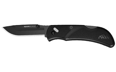 Outdoor Edge Razor EDC Lite, Folding Knife, Plain Edge, 2.5" Blades, 420J2 Stainless Steel, Includes (2) Drop Point Blades, Black Oxide Blade Finish