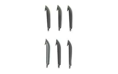 Outdoor Edge Edge Drop-Point Blades, Plain Edge, 3.5" Blades, 420J2 Steel, Black Oxide Finish, Black, 6 Pack