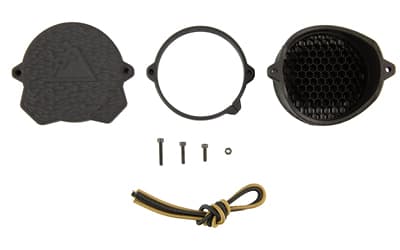 One Hundred Concepts ScopeCap Pro, Lens Cover, Fits 59MM Scope Lenses, Matte Finish, Black, Flip-up Cover, Includes Kill Flash and ShockCollar