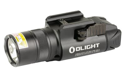 Olight Baldr Pro, Rechargeable Weapon Mounted Light with Laser, Fits Picatinny, Strobe Mode, Green Laser, 1,350 Lumens, Black