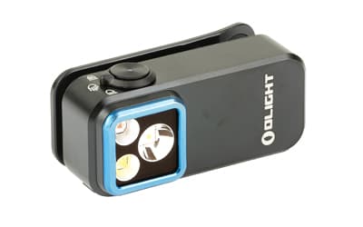 Olight Oclip Pro, Rechargeable Clip-On Light, Spotlight & Red Light, 300 Lumens, Black