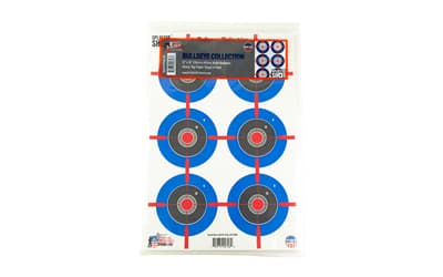 Pro-Shot Products Splatter Shot, Multi-Bullseye, 12"x18", 8 Pack, Multi Color