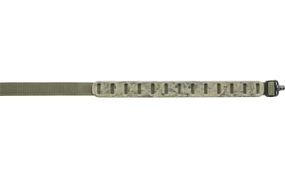 Quake Claw Slimline, 2 Point Rifle Sling, Camo, Includes QD Flush Cup Swivels