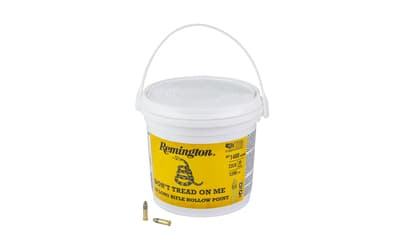 Remington Golden Bullet, 22LR, 36 Grain, High Velocity Brass-Plated Hollow Point, 1400 Rounds per Bucket